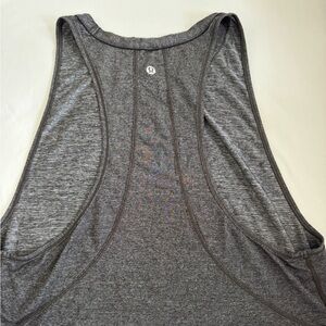 Lululemon Grey race back tank loose fit